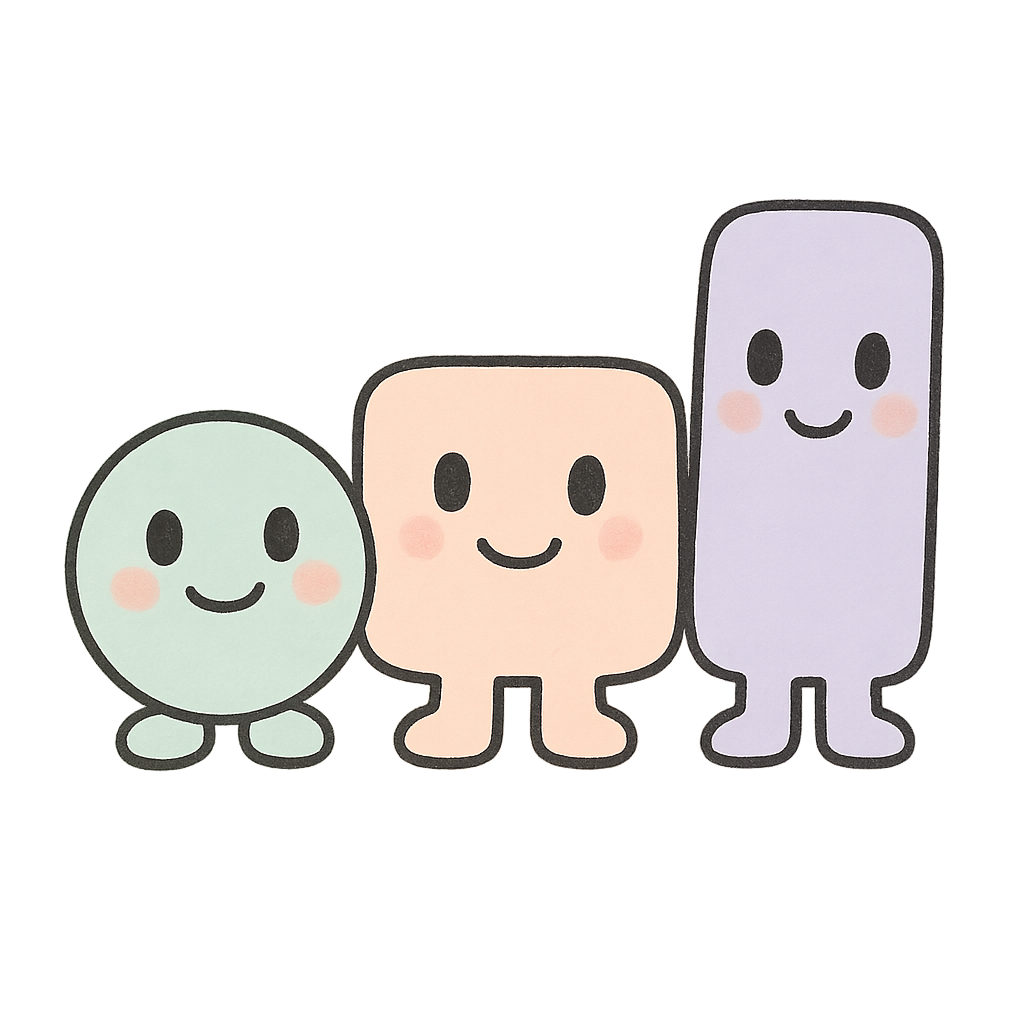 Three friendly mascots together